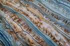 Spain, Playa del Silencio. Close-up of patterns. in rock layers. Art Print